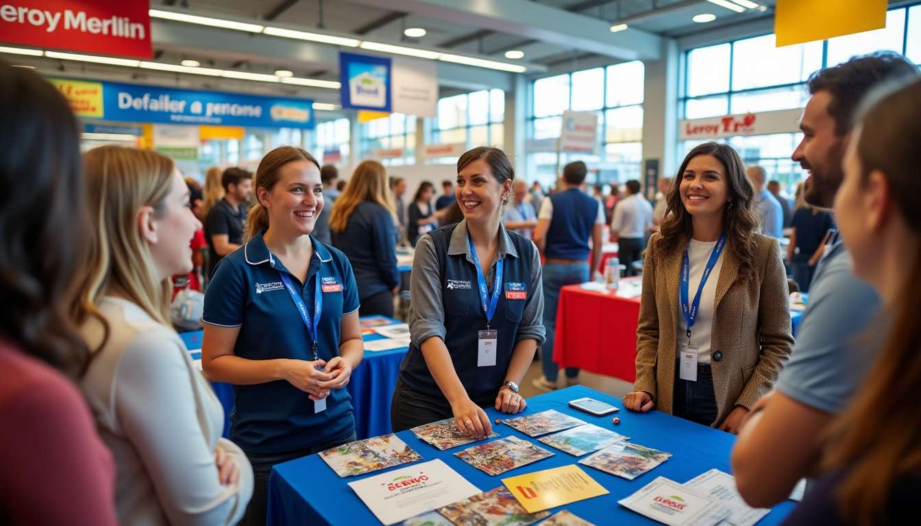 participez à la journée de recrutement de leroy merlin le mercredi 7 mai et découvrez les opportunités d'emploi passionnantes qui vous attendent. rejoignez une équipe dynamique et construisez votre avenir professionnel avec nous!