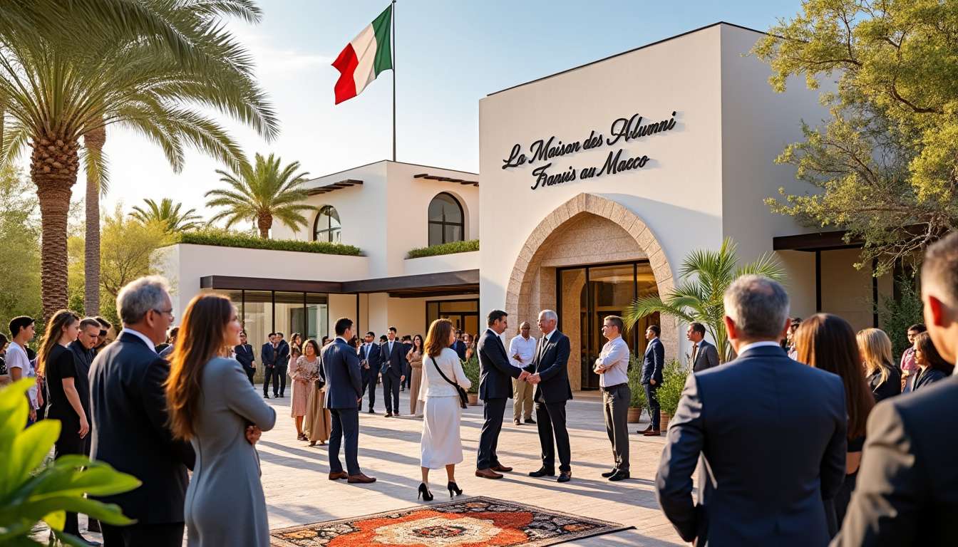 découvrez la première maison dédiée aux anciens élèves de l'enseignement supérieur français au maroc, inaugurée par la france. un lieu d'échanges et de développement professionnel qui renforce les liens entre la france et ses diplômés à l'étranger.