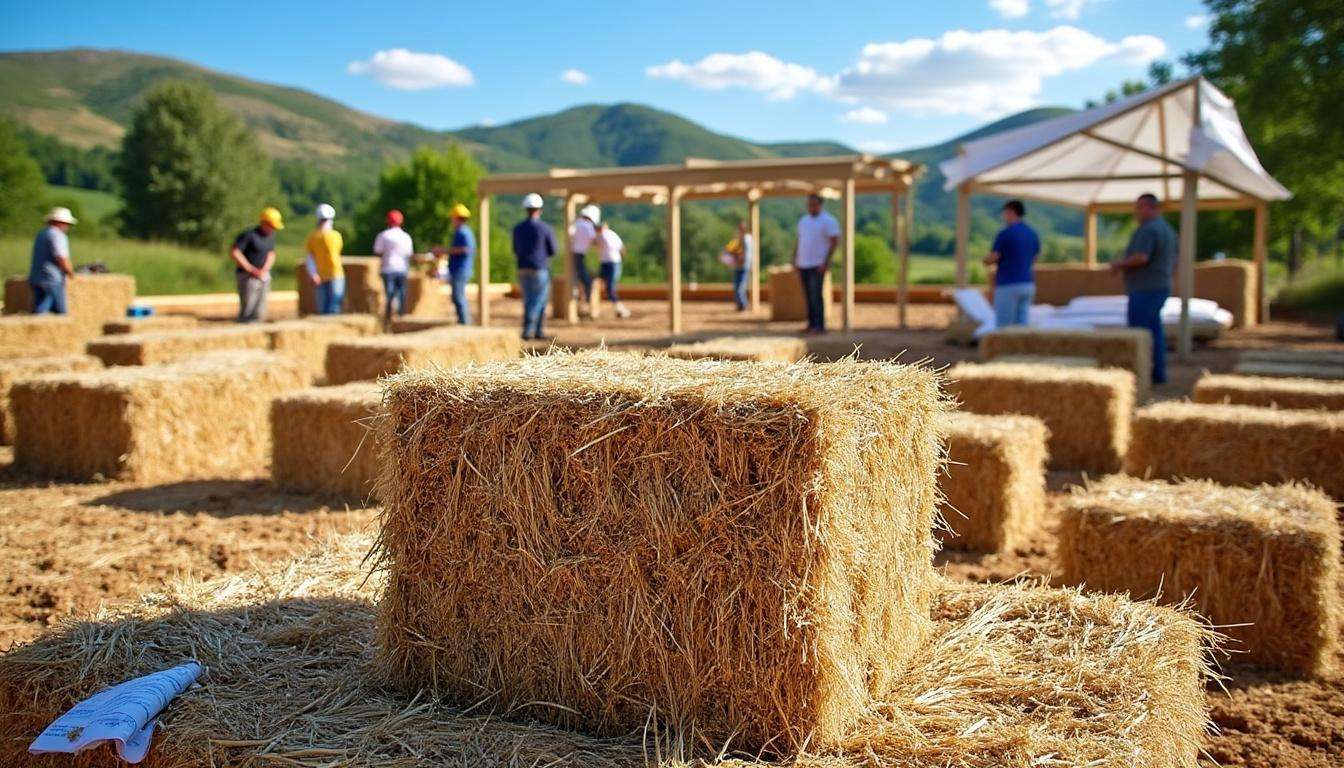 découvrez à crolles le lancement des travaux de la maison de l’emploi et de la formation, symbolisé par la première botte de paille. un projet novateur visant à renforcer l'emploi et la formation sur le territoire, au service des habitants et des entreprises.