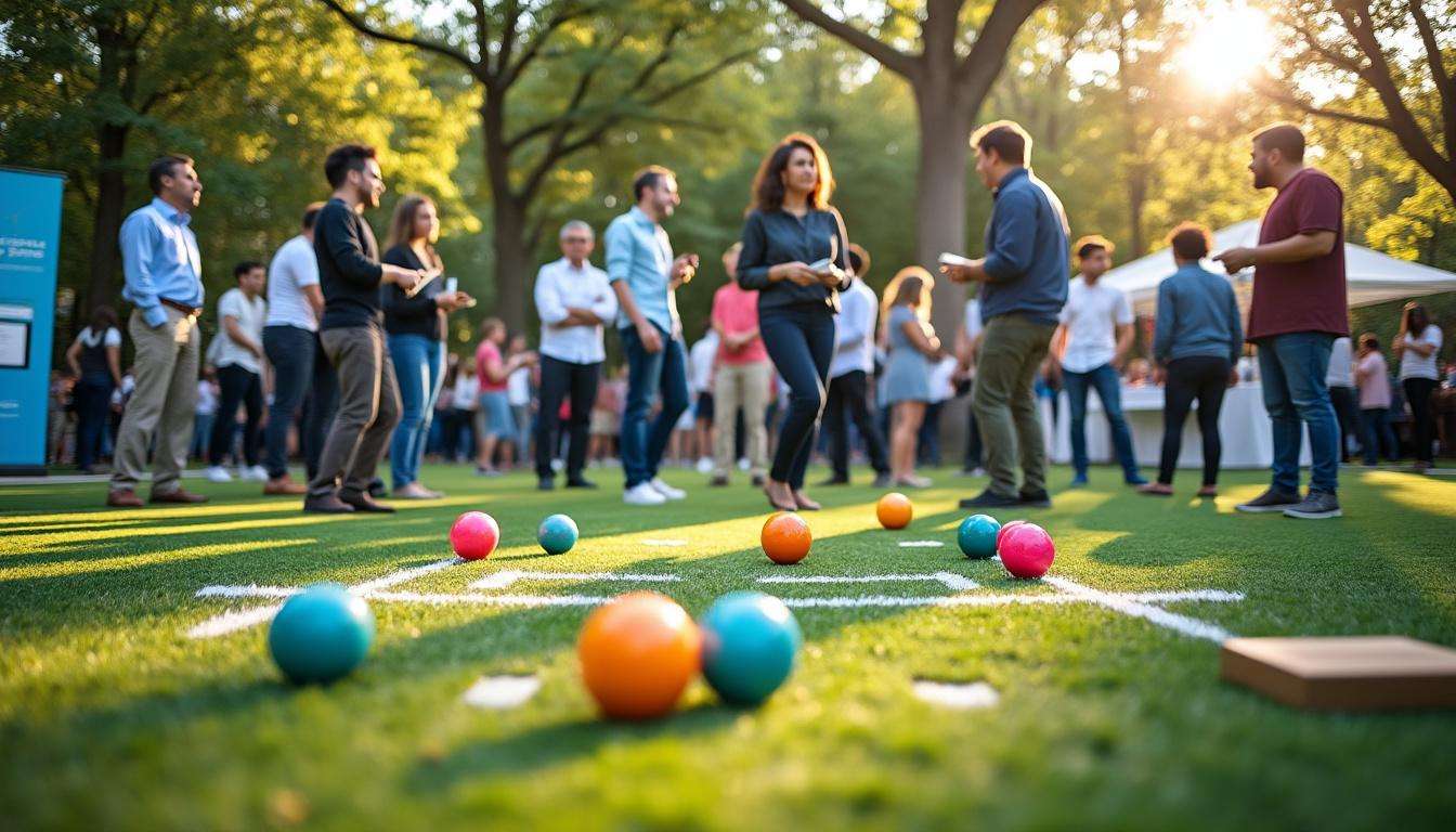participez à un job dating unique où recruteurs et candidats se retrouvent autour d’une partie de pétanque. découvrez un événement innovant pour établir des contacts professionnels dans une ambiance conviviale et originale !
