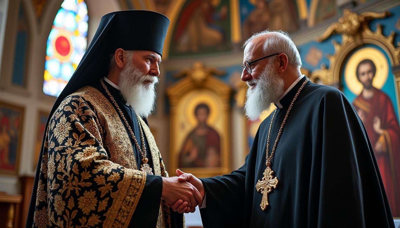 découvrez la rencontre historique entre métropolite job de pisidie, léon xiv et bartholomée, un événement majeur aux répercussions durables dans l'histoire religieuse.